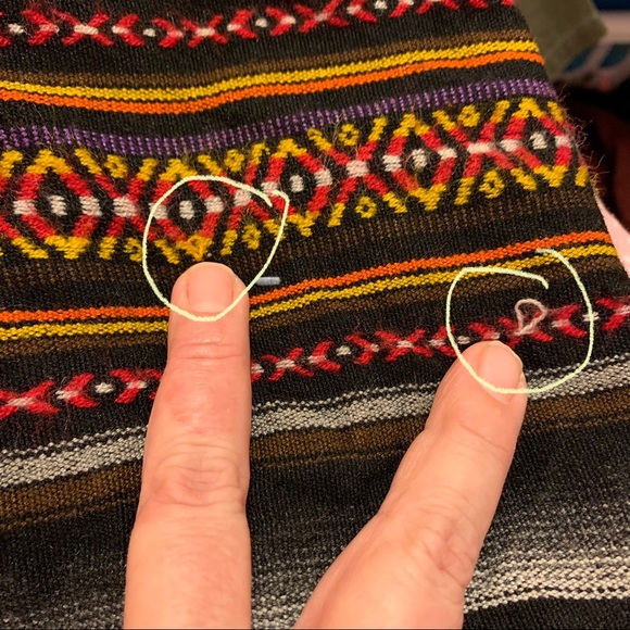 Boho Bag/Backpack with Multicolor Stripes - Picture 8 of 8